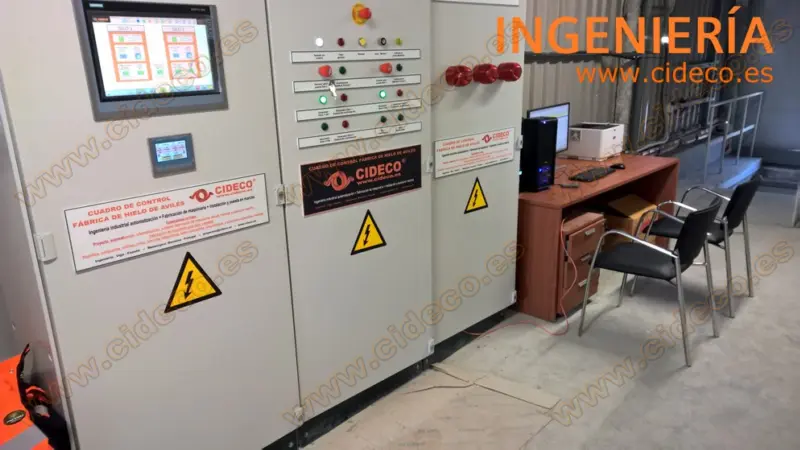 Sistema de control e informatico en fabrica de hielo CIDECO.es