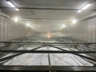 Vista longitudinal de una instalación con rastrillo automático de CIDECO.es